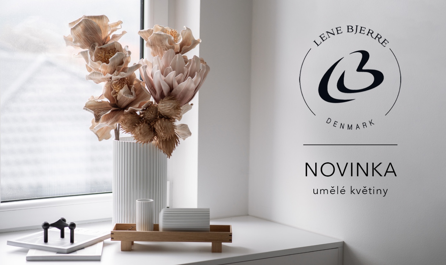 Dekorativní květiny od Lene Bjerre