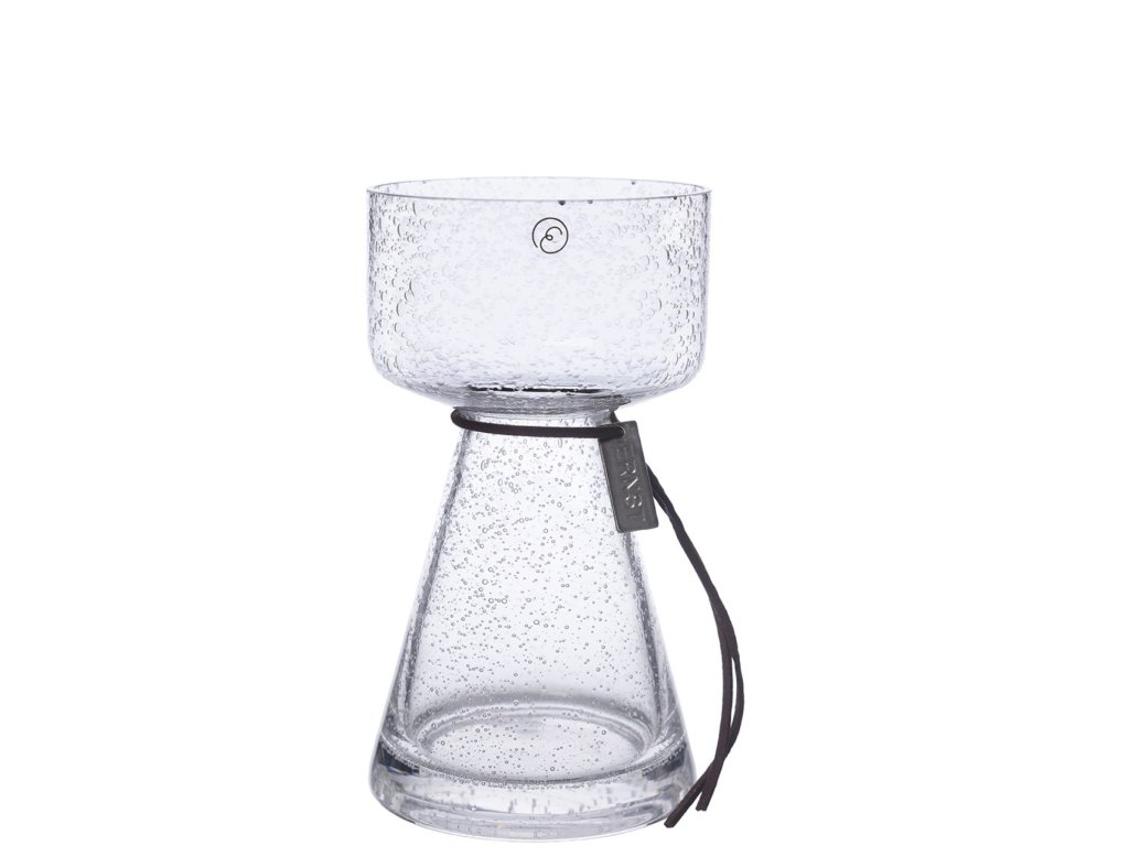 Skleněná váza Lökvas Bubbles - 15 cm