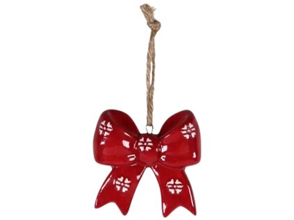 Závěsná dekorace Bow - Red