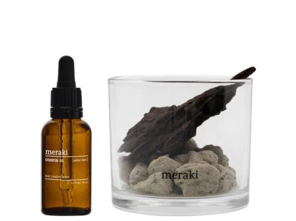 Vonný difuzér Lavastone & Wood s esenciálním olejem Amber Dust