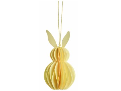 Papírová ozdoba Bunny - Yellow