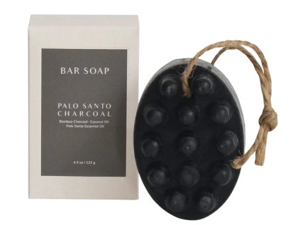 Přírodní tuhé mýdlo - Palo Santo & Charcoal
